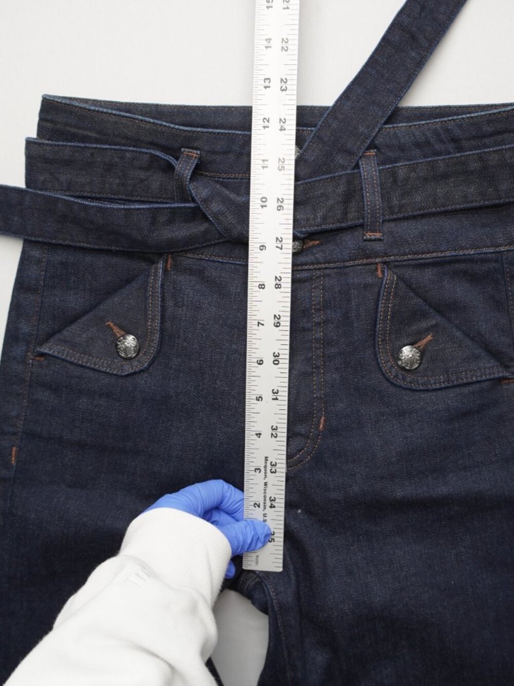 Veronica Beard Jean Giselle Skinny Flare Jeans Size 26 - Picture 11 of 14